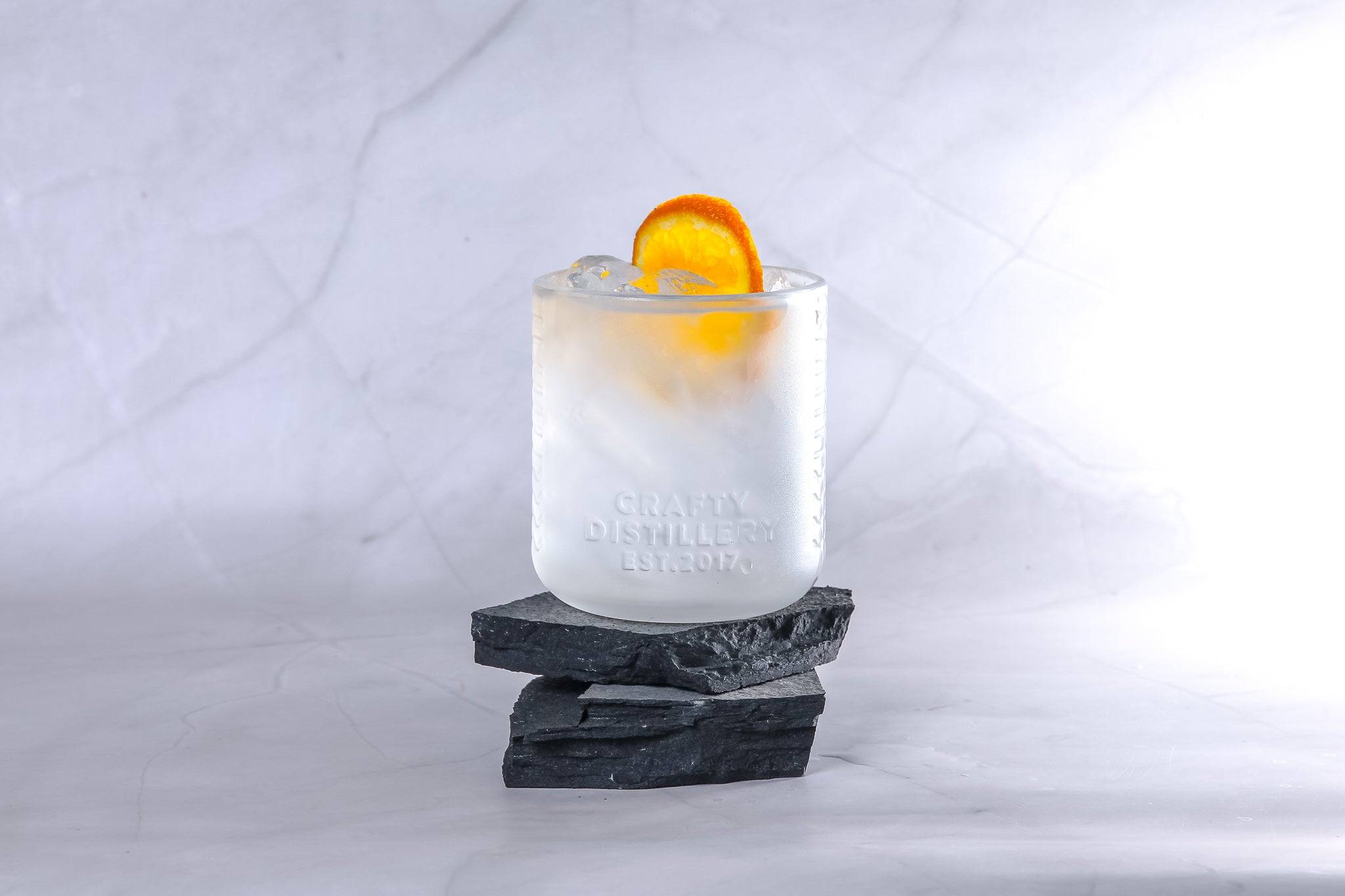Hills&Harbour Distilled Gin Cocktail - Upcycled Glasses - Gift Set